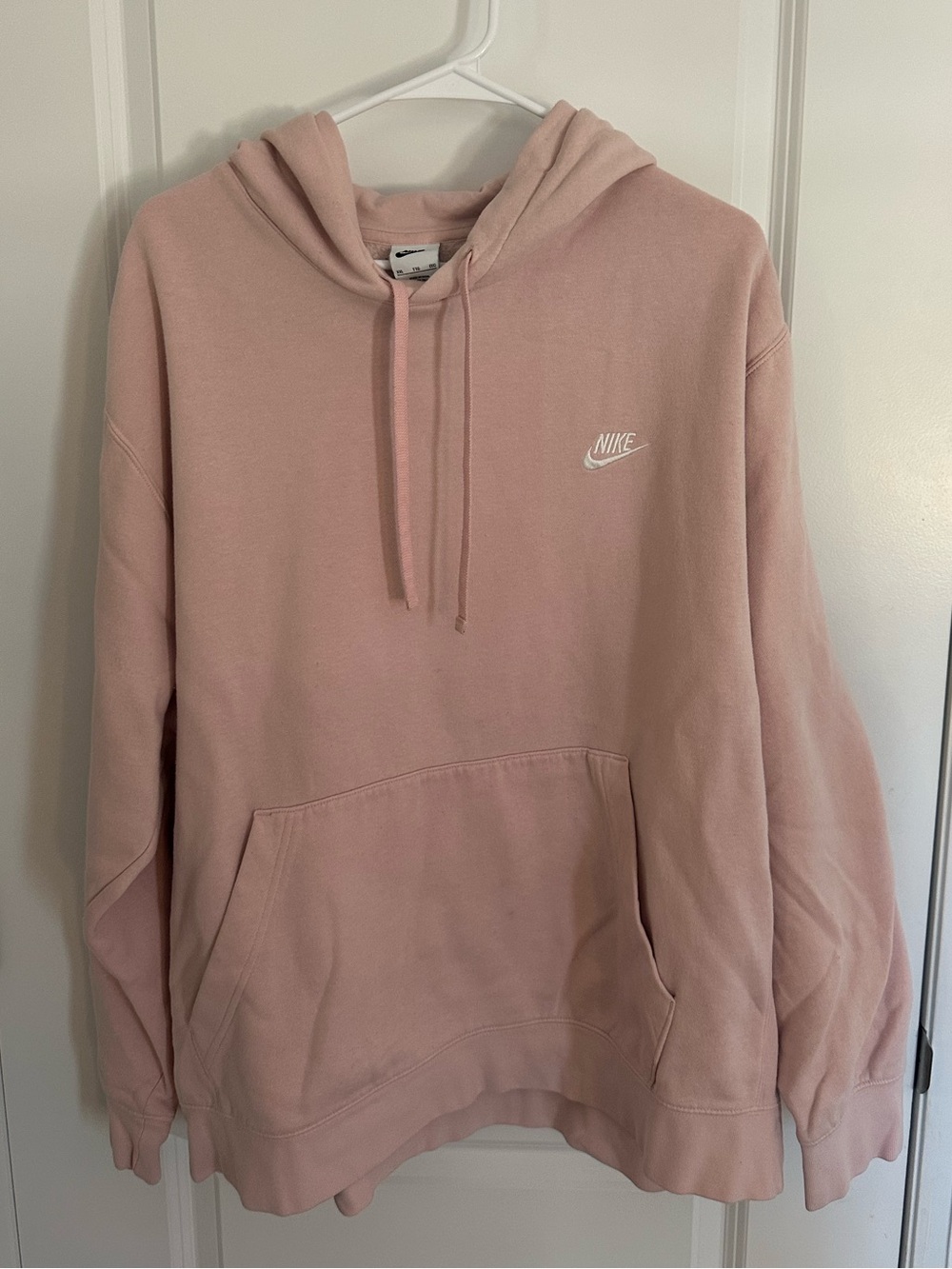 Nike Pink Pullover Hoodie Sweater